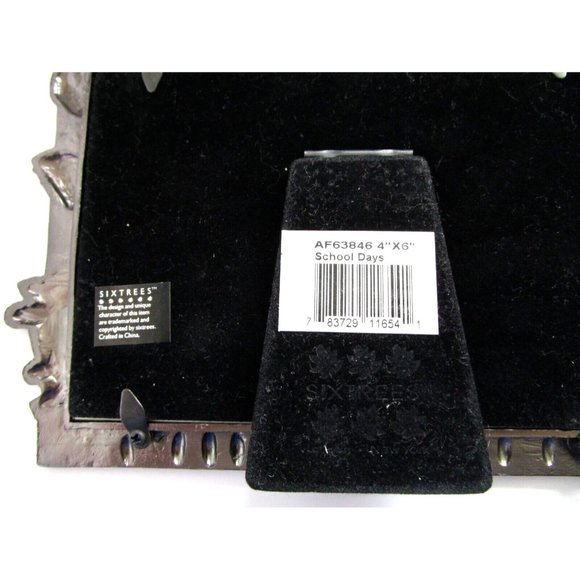 Sixtrees London/New York "School Days" Picture Frame Rectangle AF63849 4x6 Metal - Picture 6 of 11